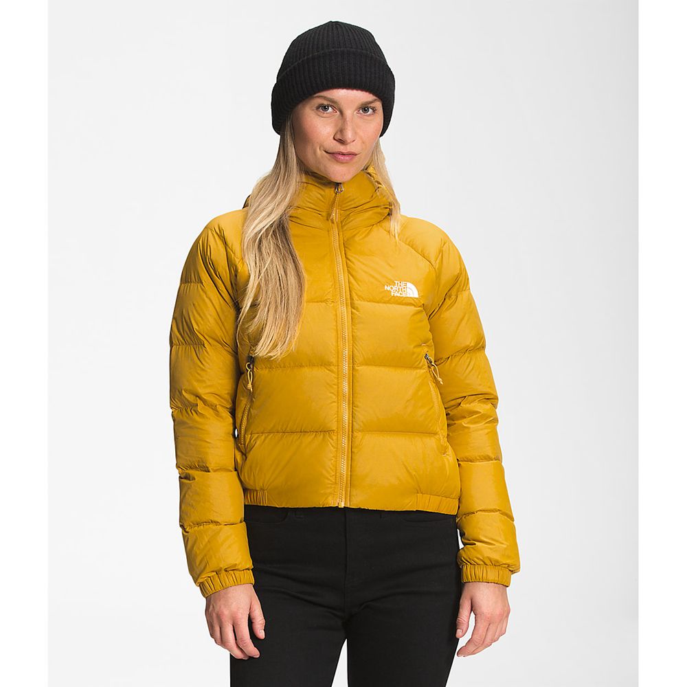 The North Face Winter Jacket Womens Australia - The North Face Hydrenalite Hoodie Yellow (QOH-247506